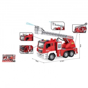Іграшкова Пожежна машина зі світловими та звуковими ефектами, бризкає водою
