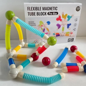 Конструктор магнітний трубочки, Tube Block, 26 деталей XC-F1