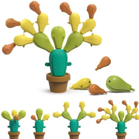 Розвиваюча іграшка Монтессорі  балансир Кактус XQS2060A