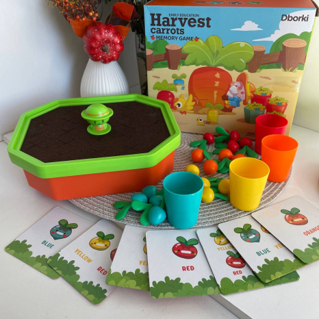 Розвиваюча іграшка монтессорі "Фермер на грядці" XQS2061A-2