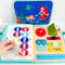 Логічна фетрова папка на липучках XX 45285-1 пальчикові ігри, літери