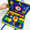 Дитяча розвиваюча сумочка-логіка XX4428 тактильні, розвиваючі вправи, з фетру