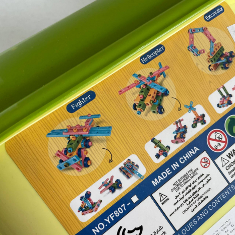 УЦІНКА!!! Конструктор на шурупах, від 82 дет., 3 види. YF807-ABC