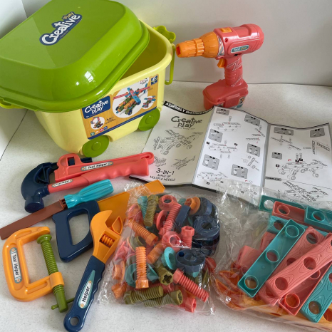 УЦІНКА!!! Конструктор на шурупах, від 82 дет., 3 види. YF807-ABC