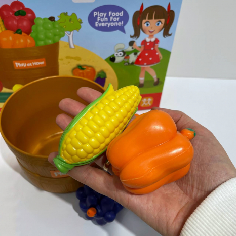 Продукти YH8018-2 овочі, ягоди, 6шт., кошик, кор., 30-23-11см.