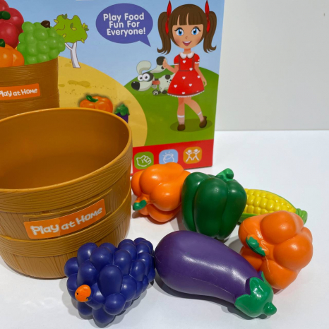 Продукти YH8018-2 овочі, ягоди, 6шт., кошик, кор., 30-23-11см.