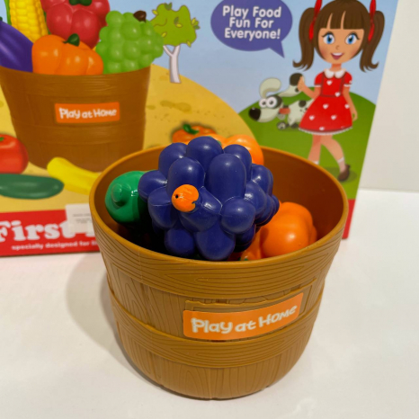 Продукти YH8018-2 овочі, ягоди, 6шт., кошик, кор., 30-23-11см.