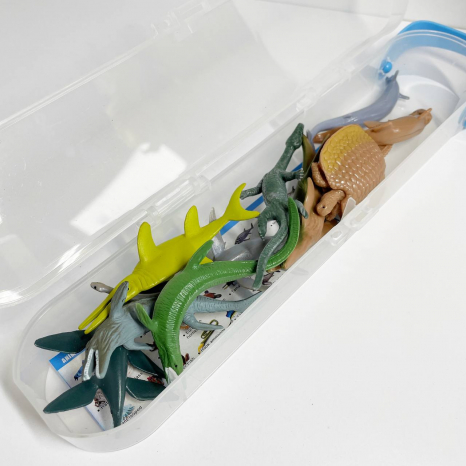 Набір тварин “Морський доісторичний світ”, 10 елементів, у футлярі, YJ 805