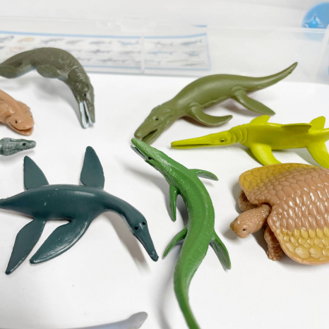 Набір тварин “Морський доісторичний світ”, 10 елементів, у футлярі, YJ 805