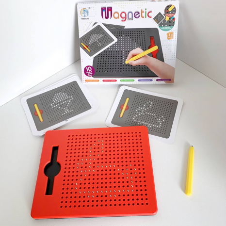 Дощечка магнітна (планшет) з ручкою, картками MagPad YM2021-5