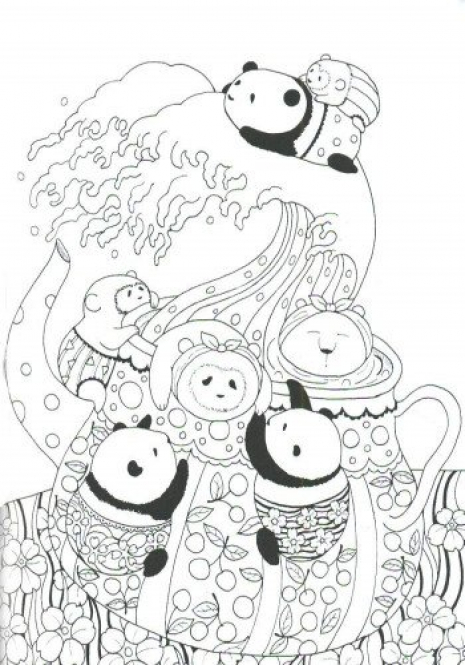 Майже мільйон ведмедів. Книга для дозвілля, розмальовка - антистрес. ЖОРЖ