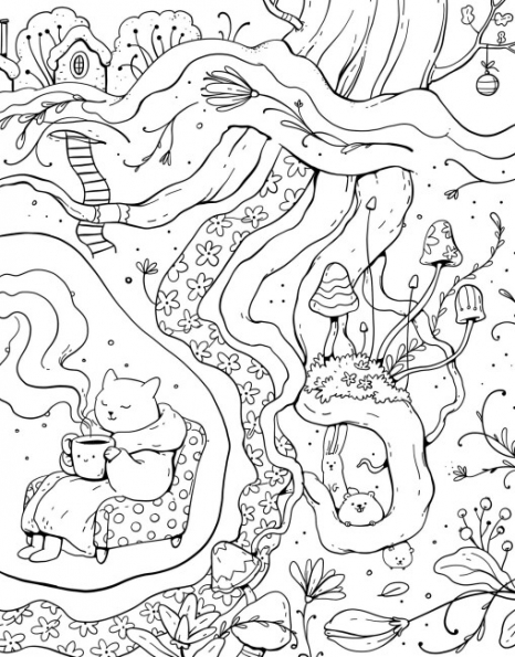 Розмальовка - антистрес. Мільйон різдвяних пухнастиків (укр) Z101120У