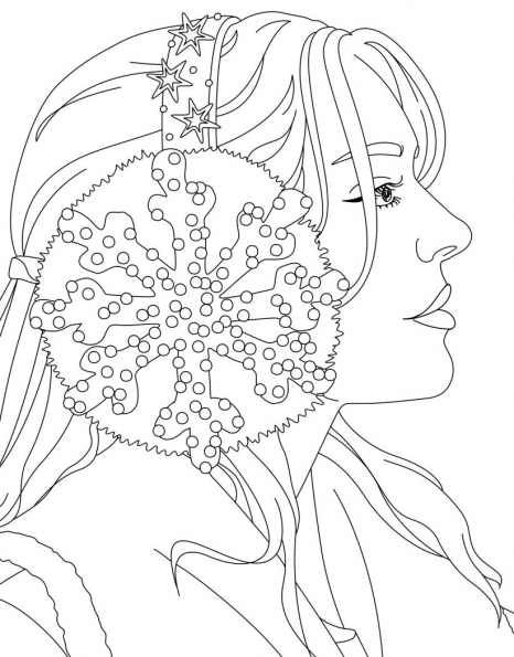 Дитяча розмальовка #girls#fashion#christmas